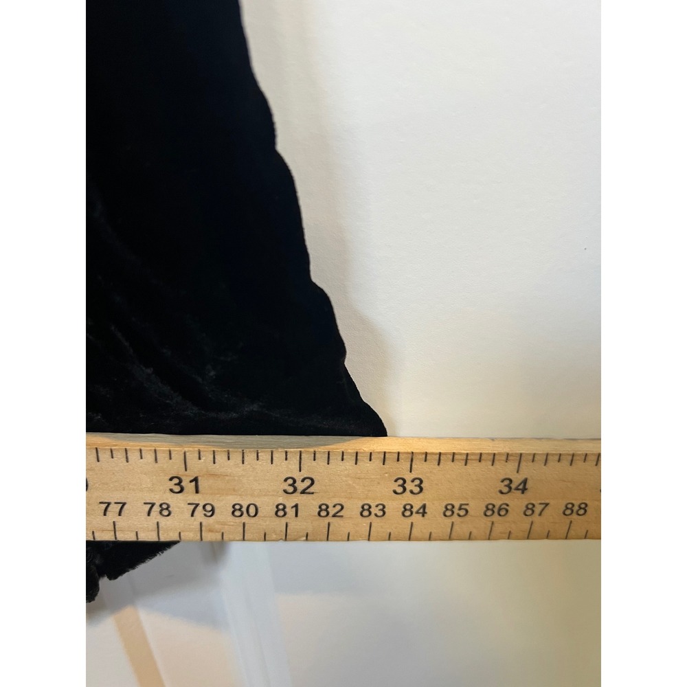 Eileen Fisher Womens Silk Blend Velvet Maxi Skirt Black Size Large - Picture 4 of 5